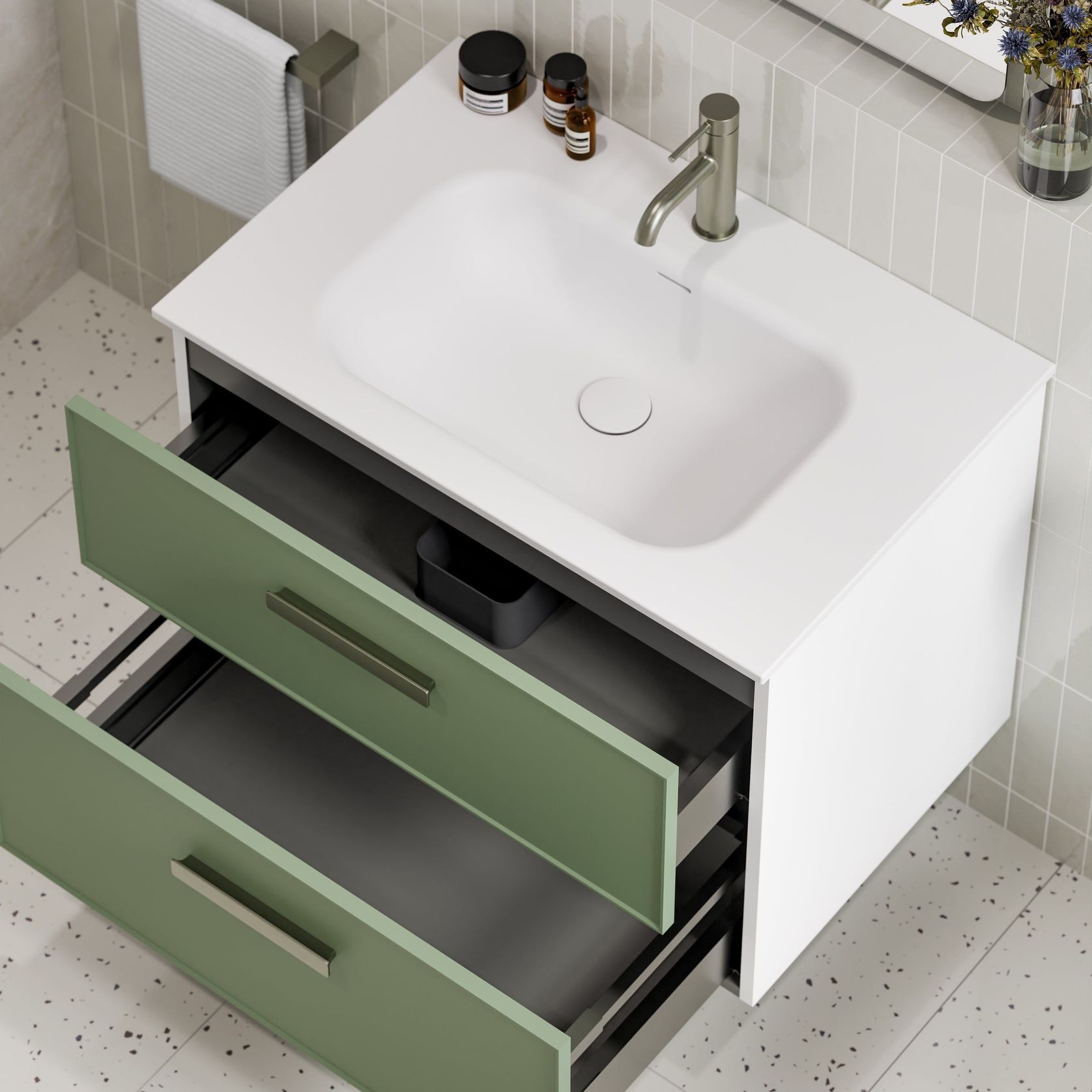 Lineare 750 Axel 2 Drawer Vanity gallery detail image
