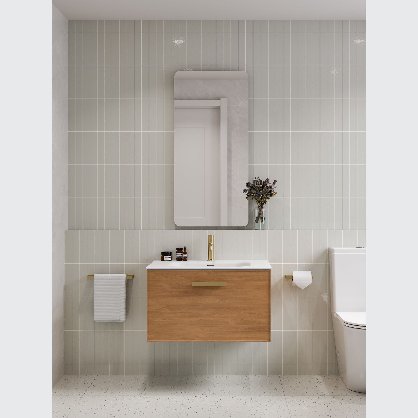 Lineare 750 Axel Single Drawer Vanity gallery detail image