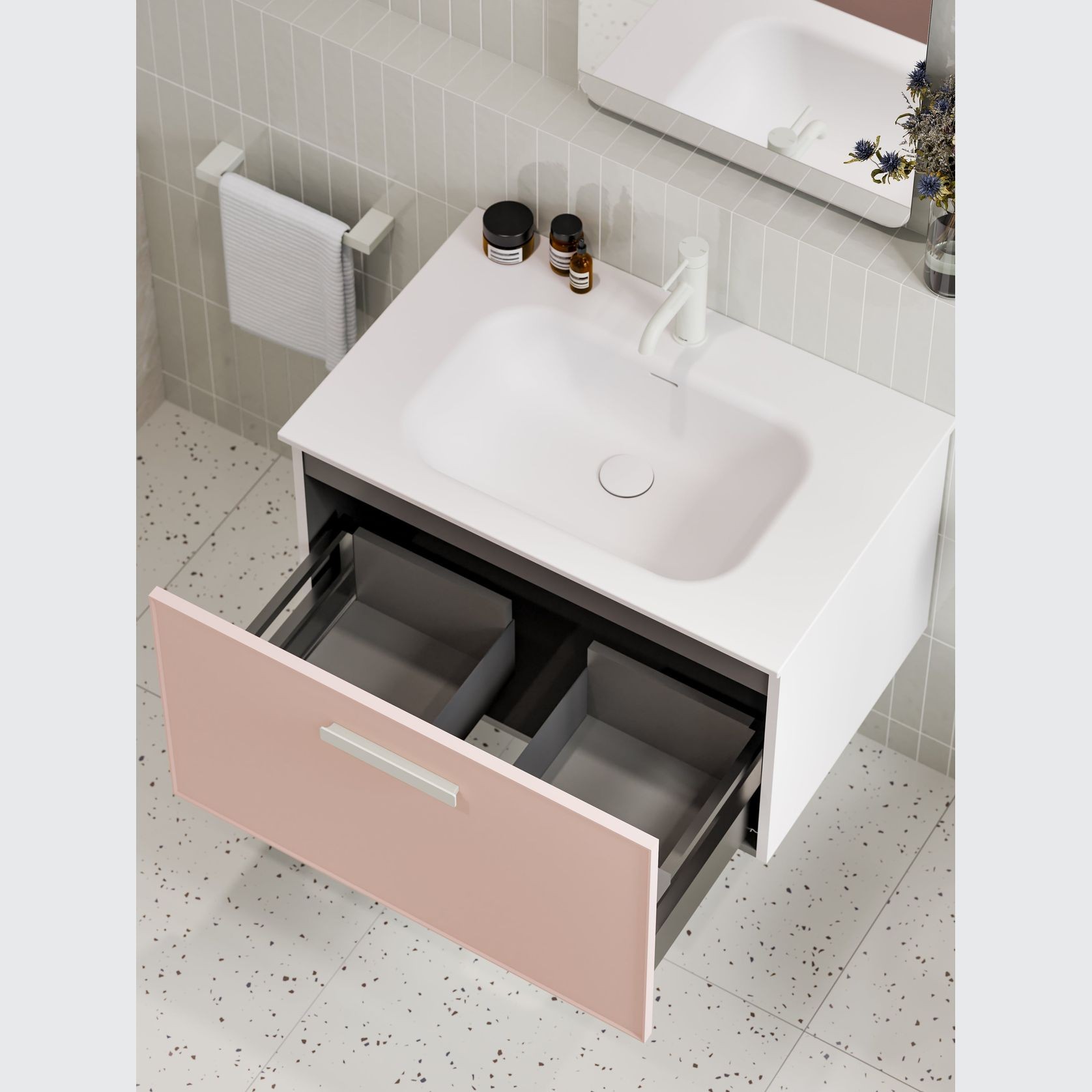 Lineare 750 Axel Single Drawer Vanity gallery detail image
