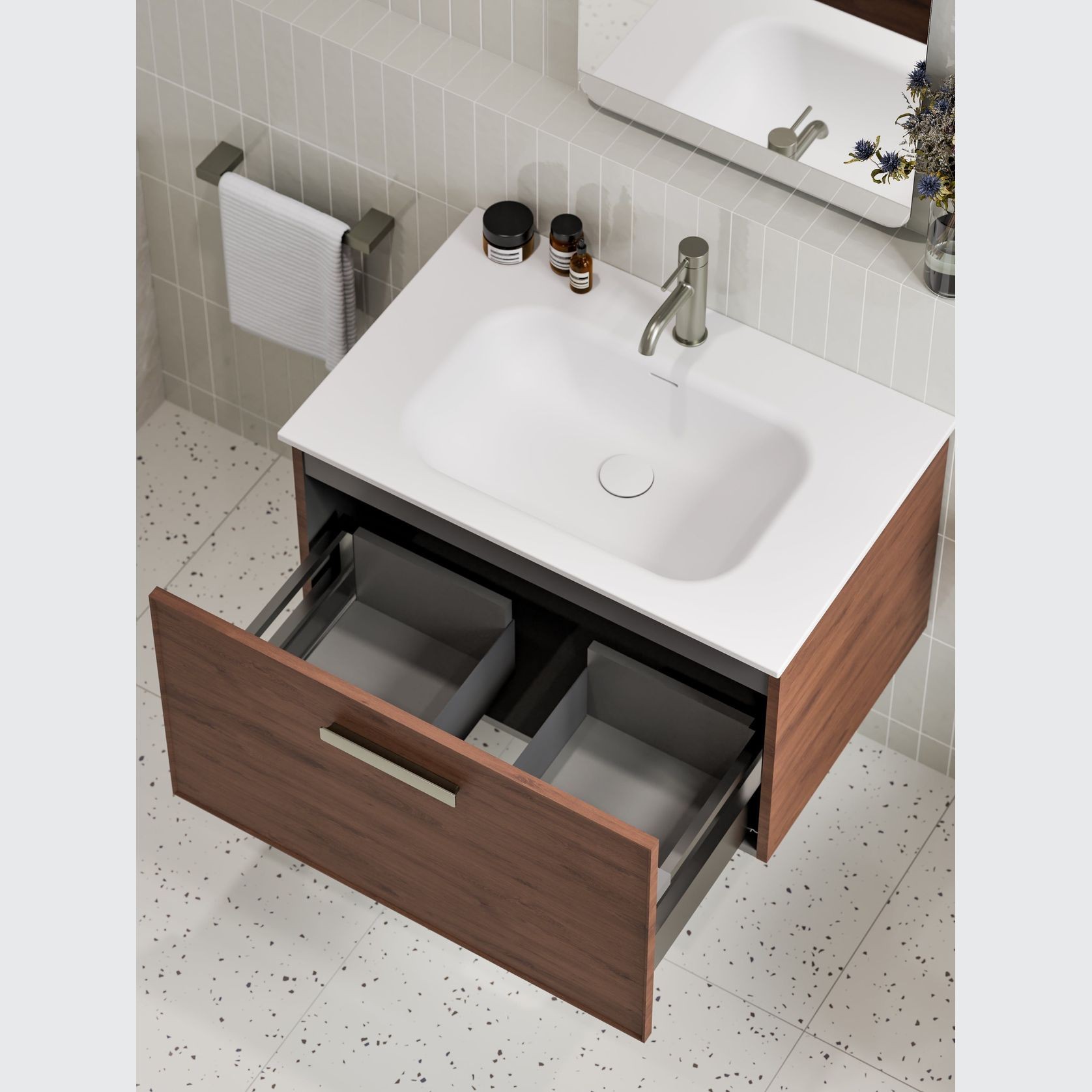Lineare 750 Axel Single Drawer Vanity gallery detail image
