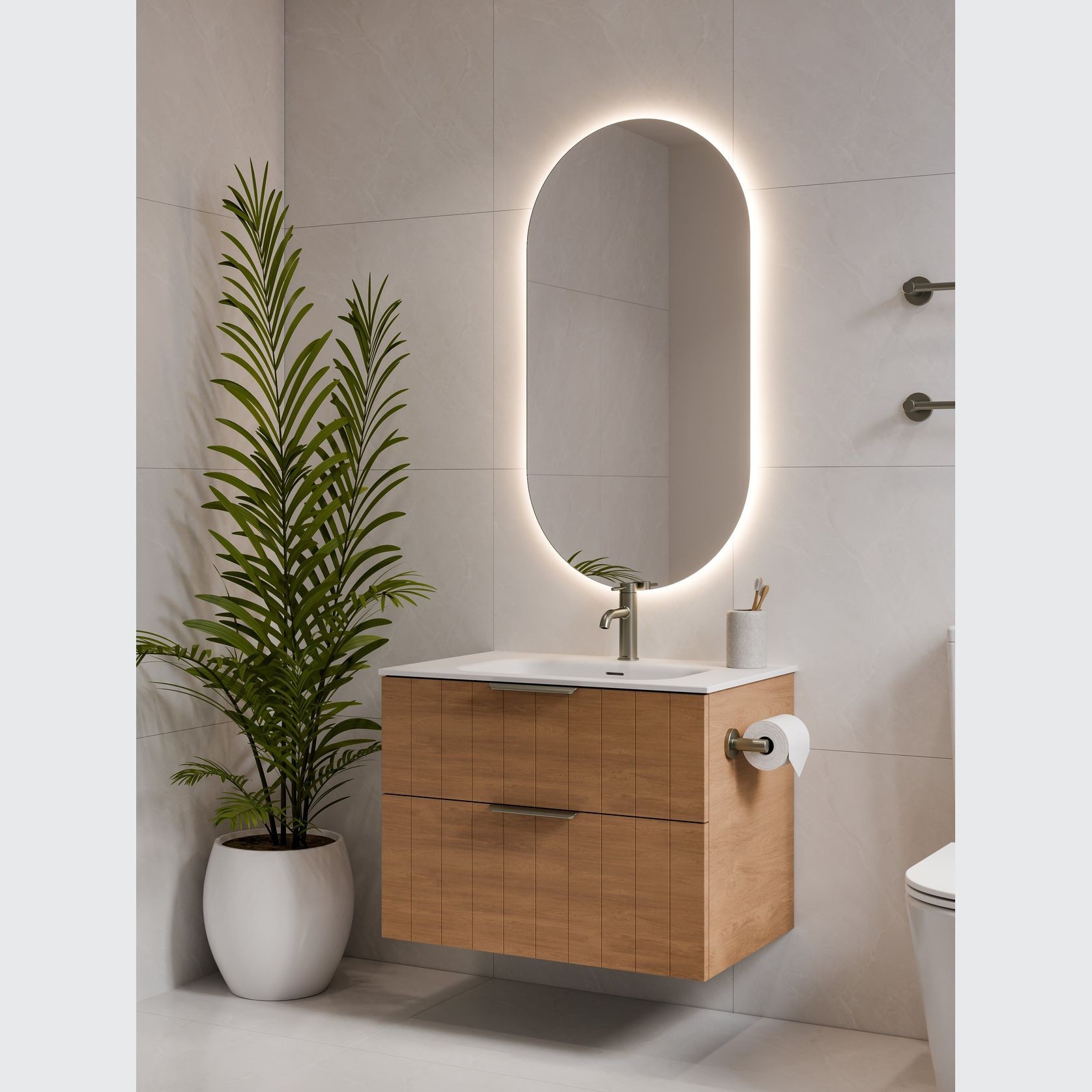 Lineare 750 Coastal 2 Drawer Vanity gallery detail image