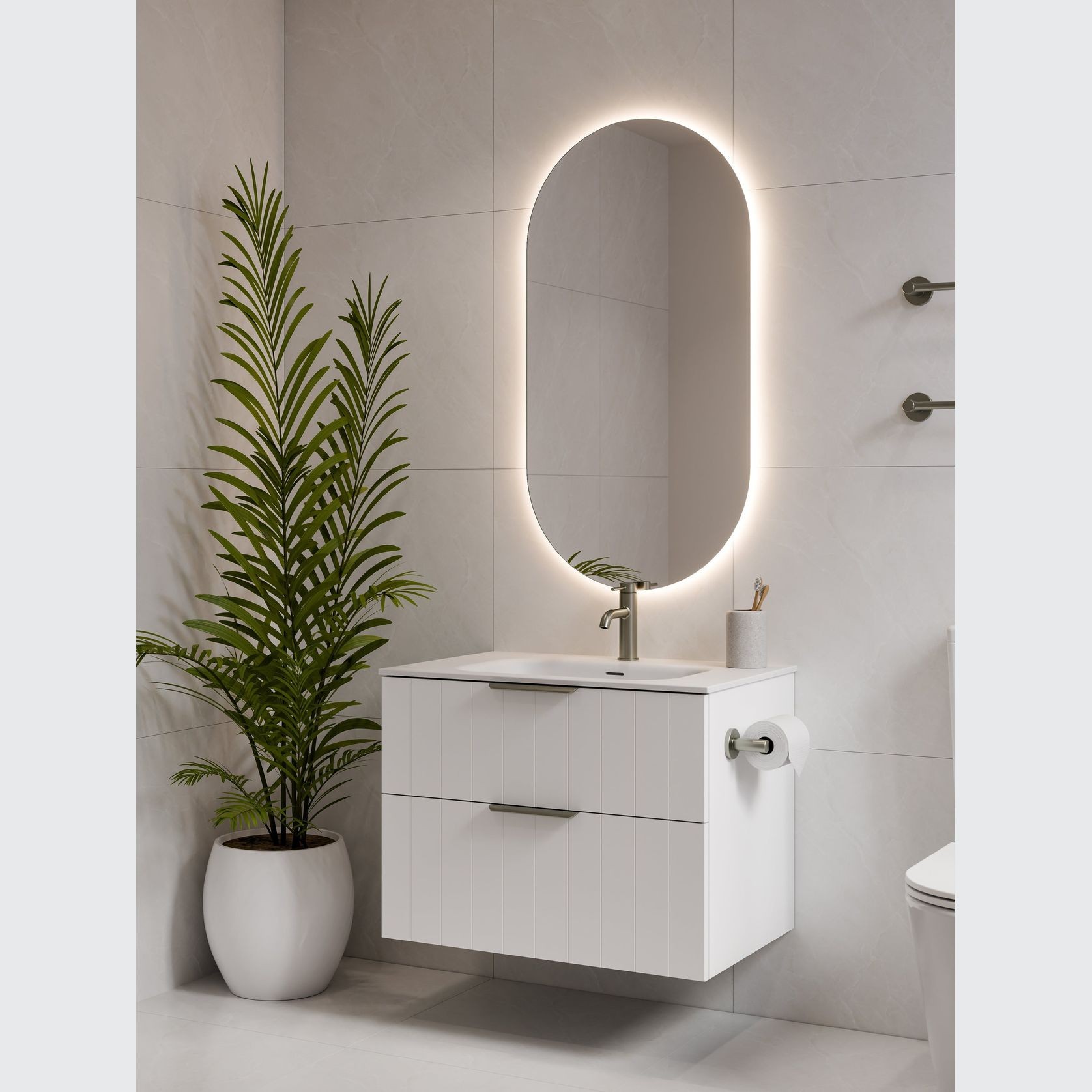 Lineare 750 Coastal 2 Drawer Vanity gallery detail image