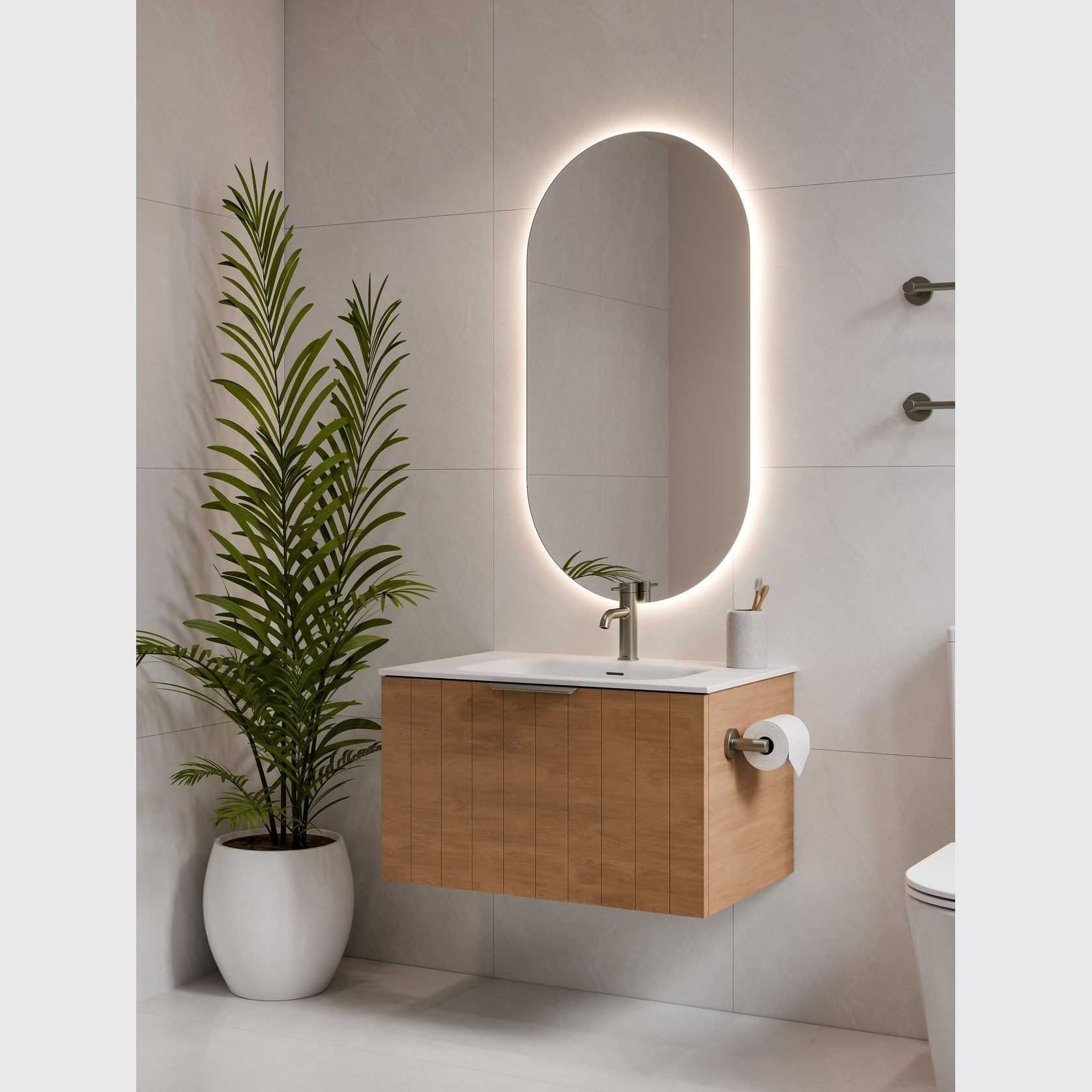 Lineare 750 Coastal Single Drawer Vanity gallery detail image