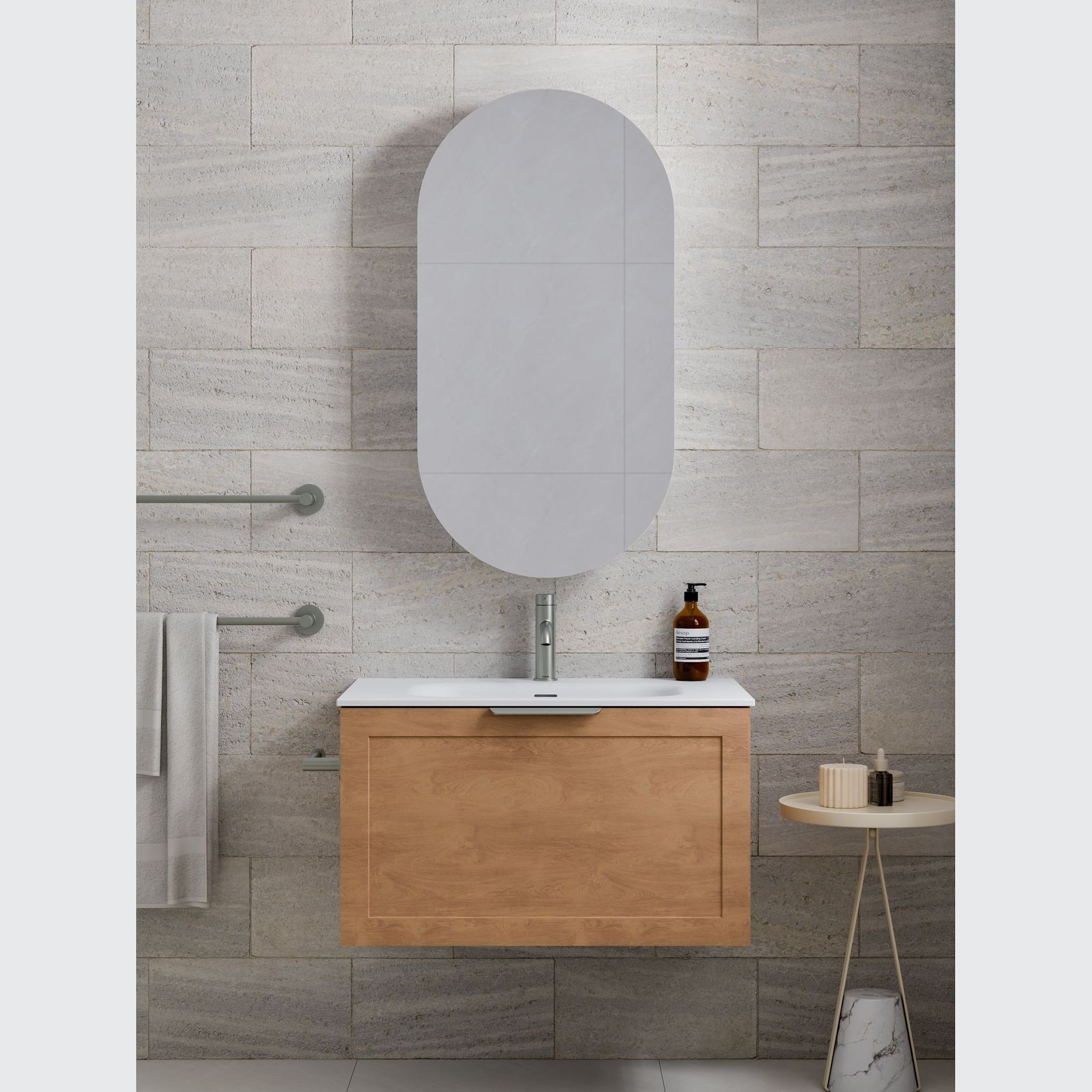 Lineare 750 Loft Single Drawer Vanity gallery detail image