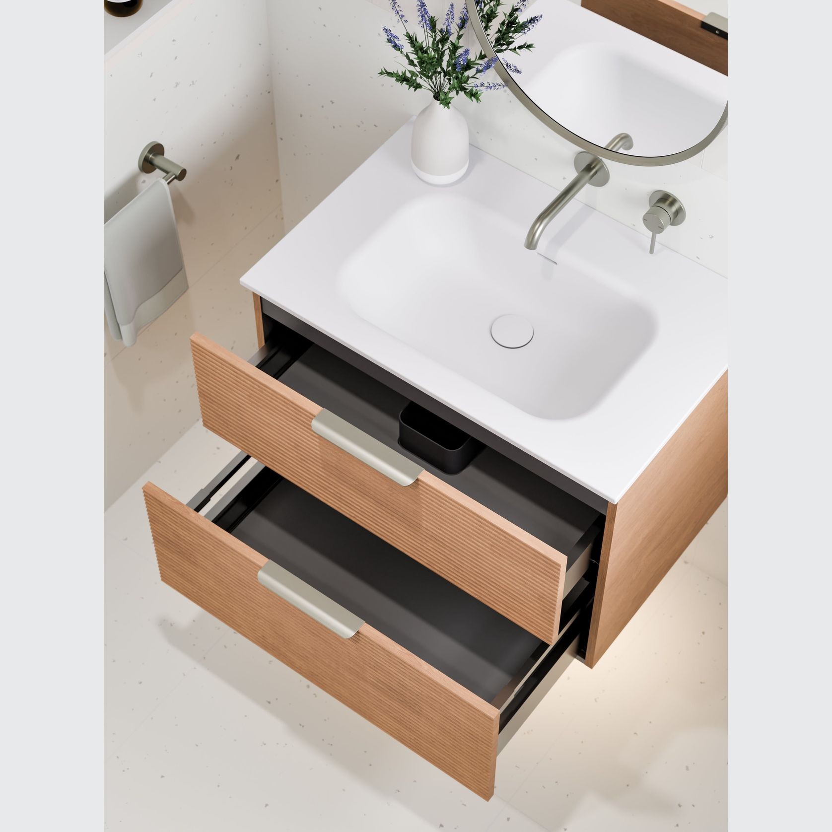 Lineare 750 Orchard 2 Drawer Vanity gallery detail image