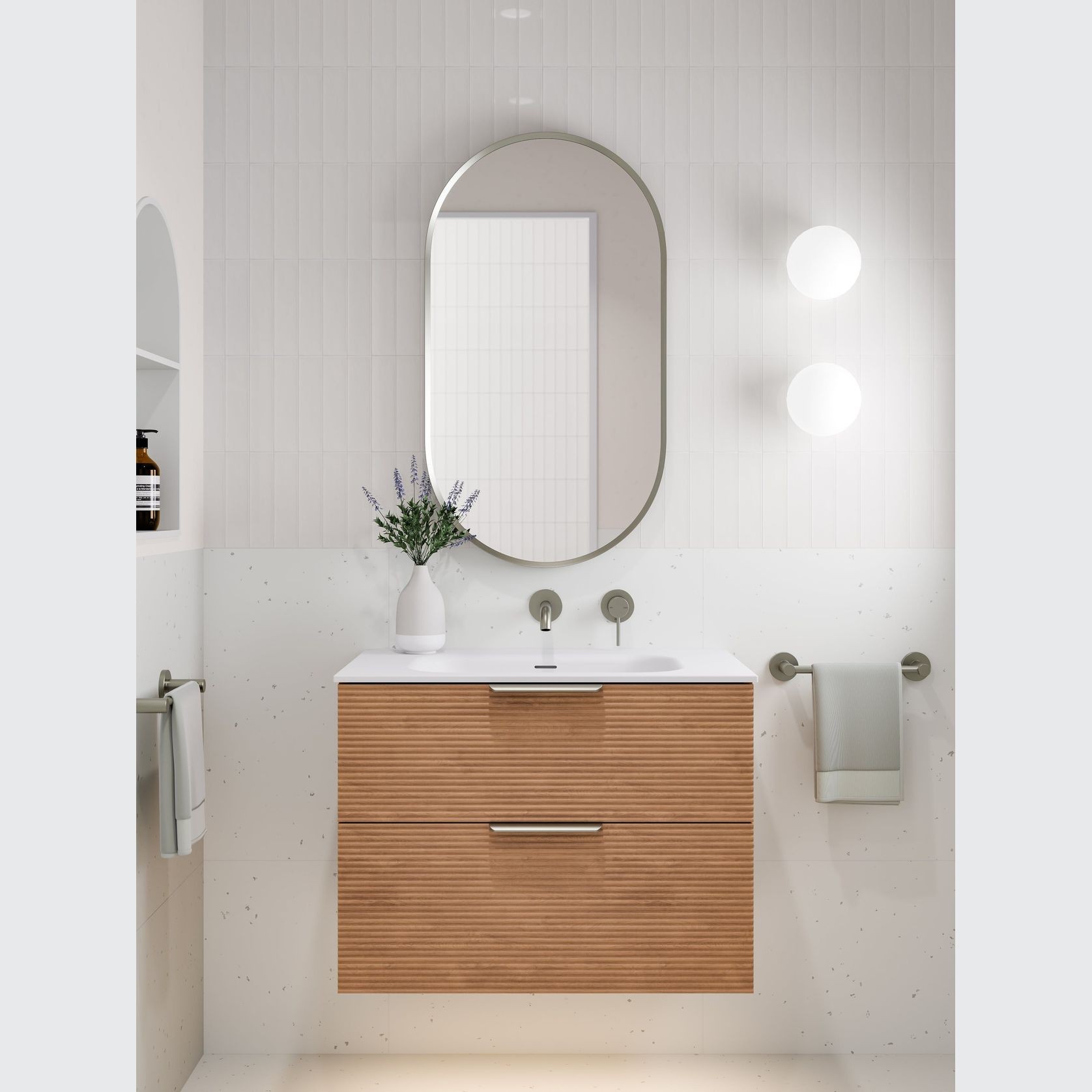 Lineare 750 Orchard 2 Drawer Vanity gallery detail image