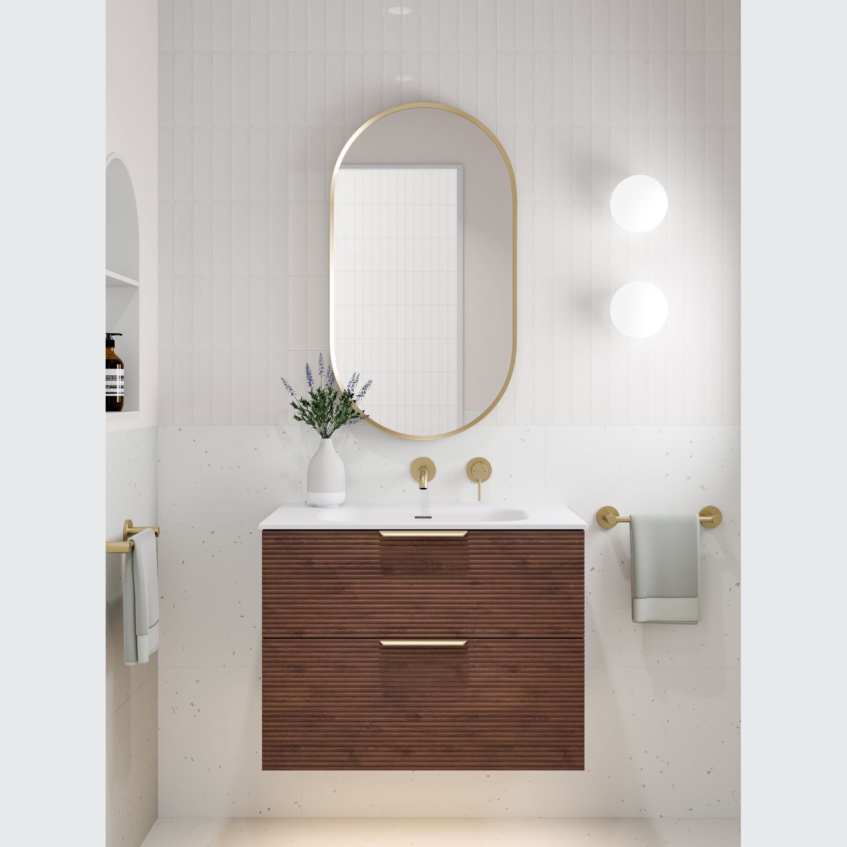 Lineare 750 Orchard 2 Drawer Vanity gallery detail image