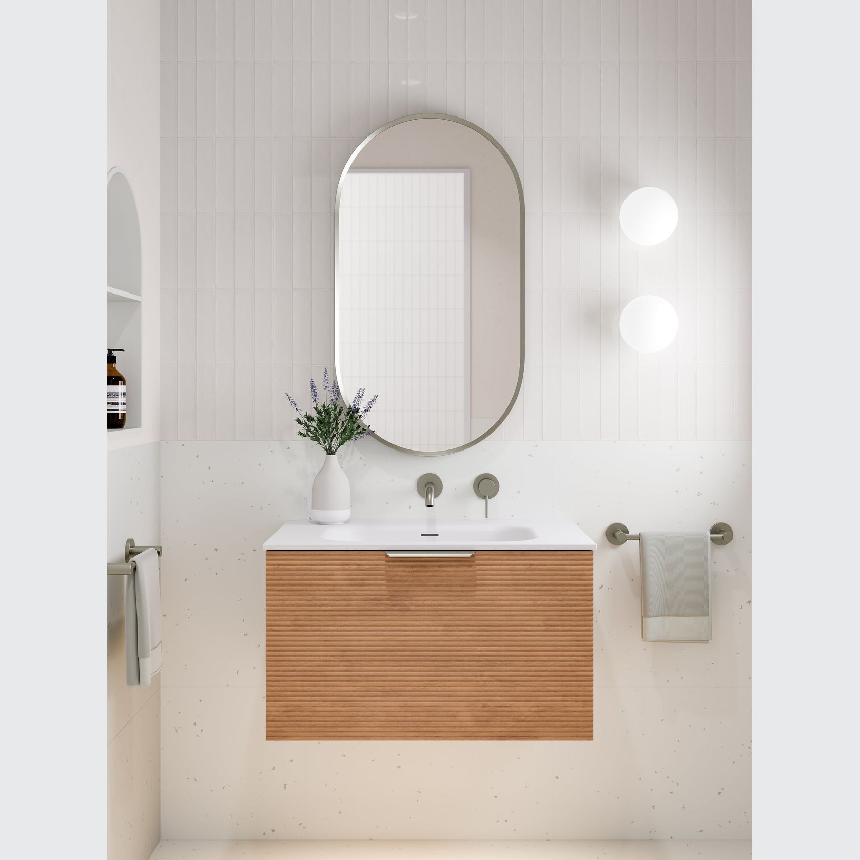 Lineare 750 Orchard Single Drawer Vanity gallery detail image