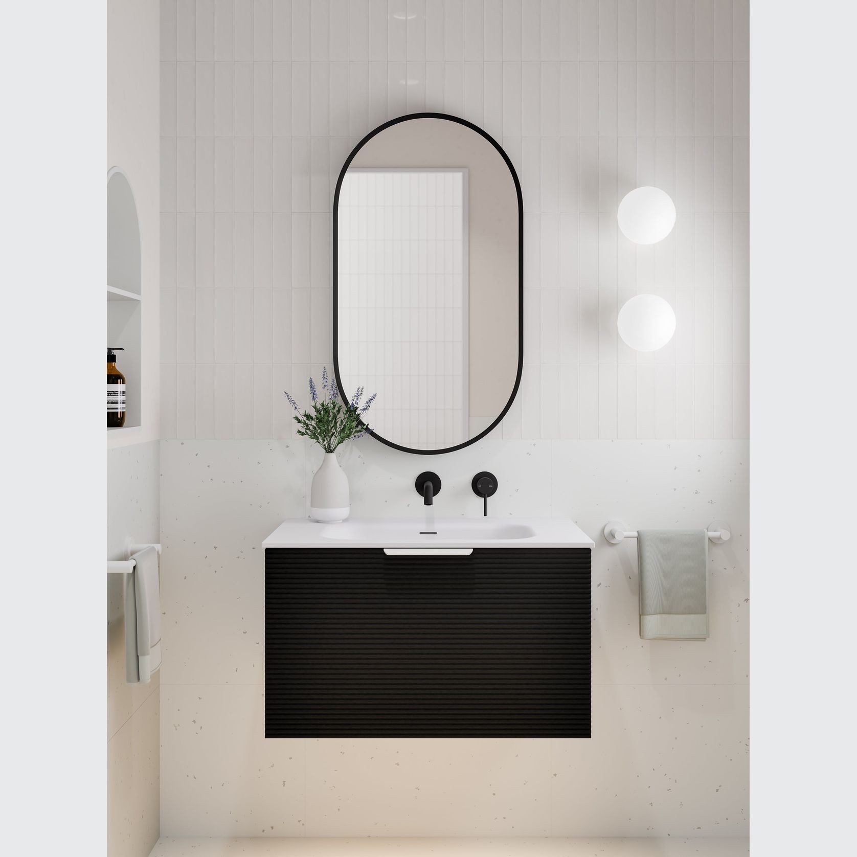 Lineare 750 Orchard Single Drawer Vanity gallery detail image