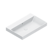 Zero 75 Basin No Taphole White Gloss gallery detail image