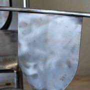 Set of 4 French Industrial Steel Chairs gallery detail image