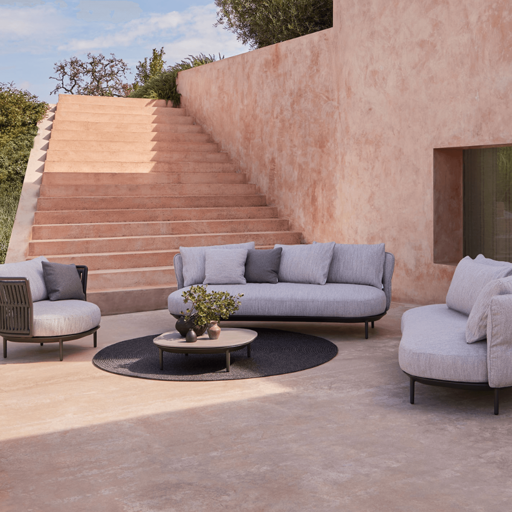 Amba Lounge Chair - Woven gallery detail image