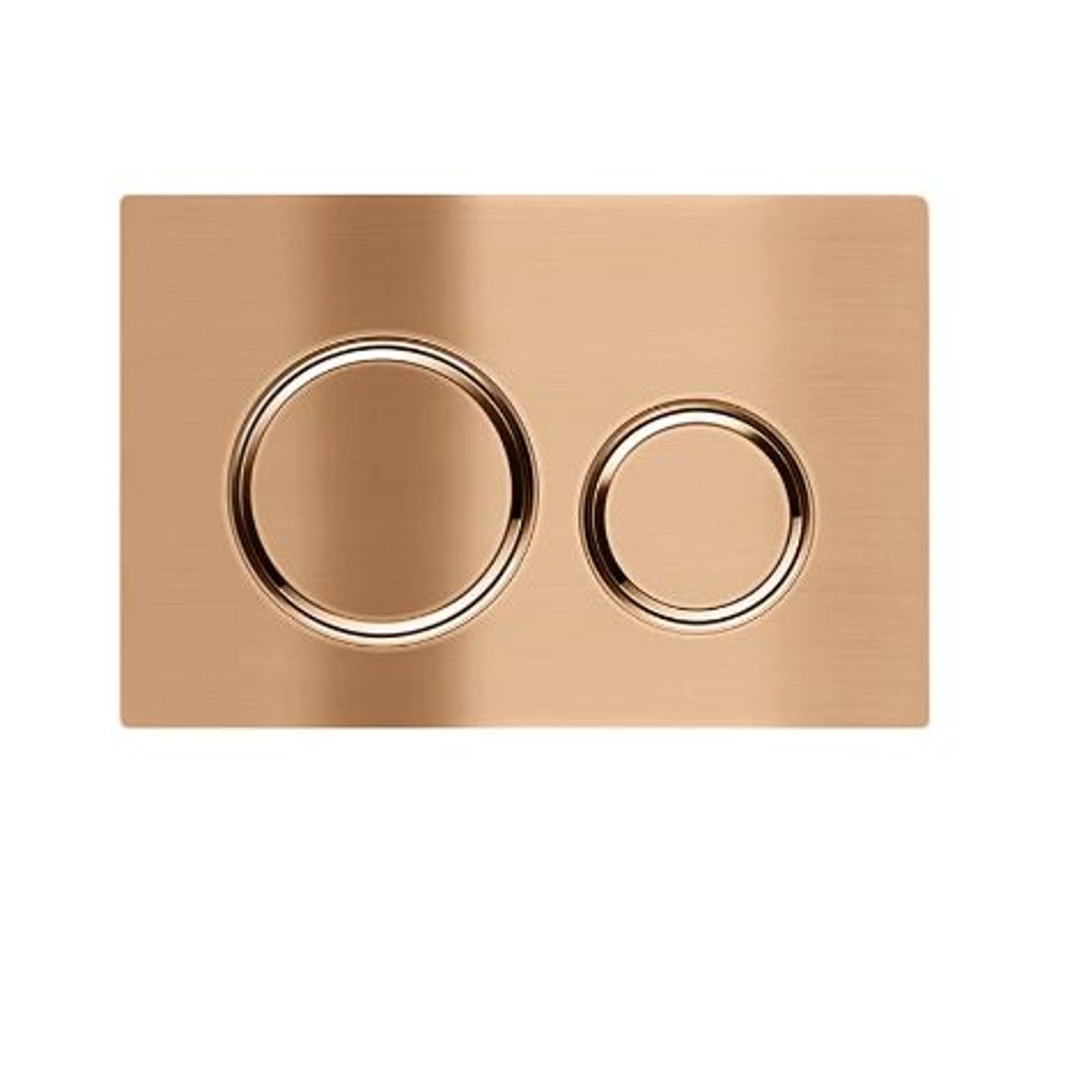 Meir Sigma 21 Dual Flush Plates for Geberit Lustre Bronze gallery detail image
