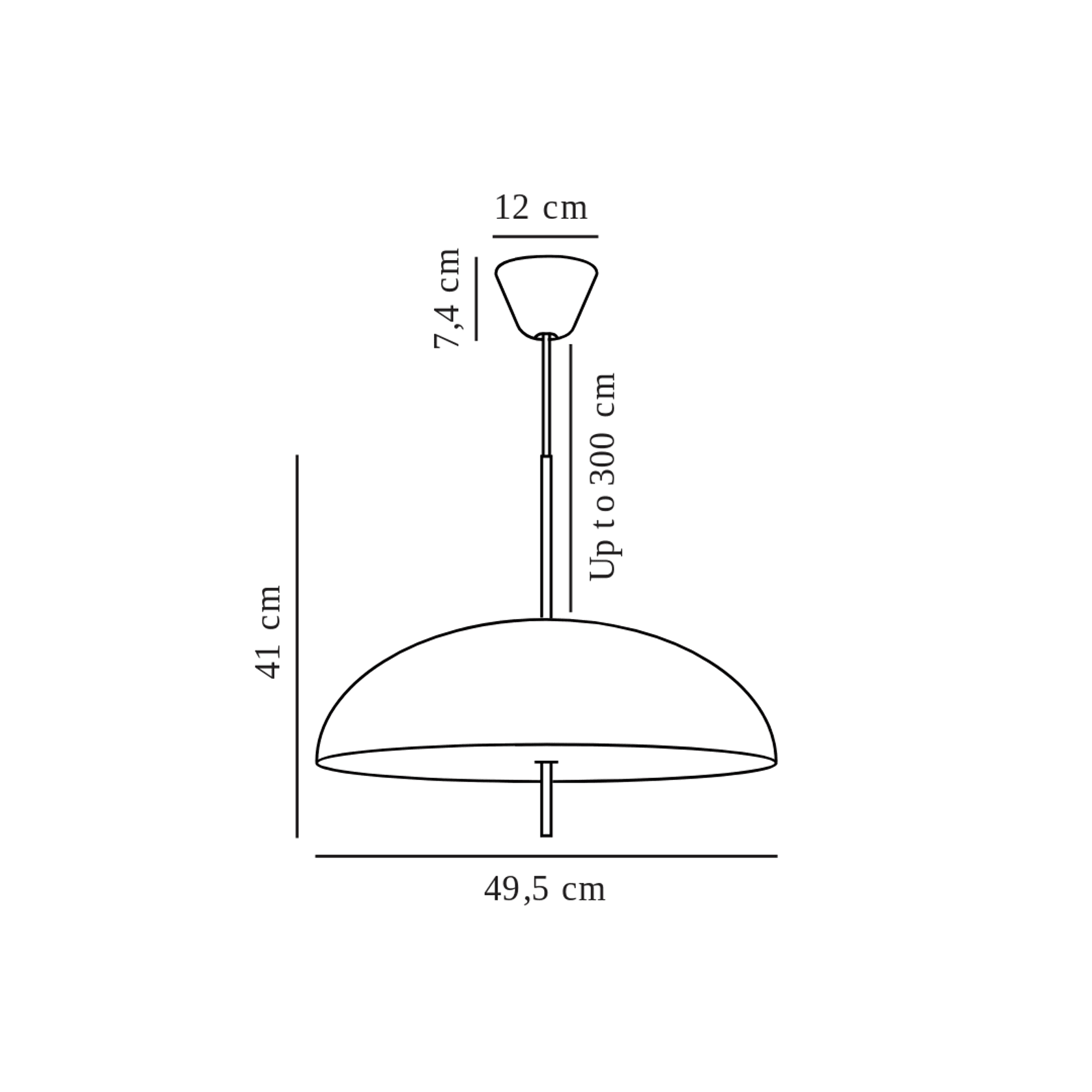 Versale 50 Pendant gallery detail image