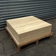 Square Coffee Table - Veincut Travertine | Natural Stone Co. gallery detail image