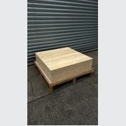 Square Coffee Table - Veincut Travertine | Natural Stone Co. gallery detail image