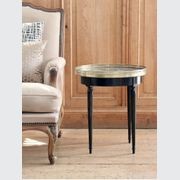 Ebonised Empire Style Marble Top Side Table gallery detail image