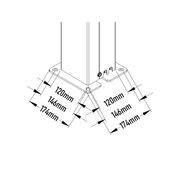 Caribbean Motorised Wall Mounted Louvre Roof Aluminium Pergola gallery detail image