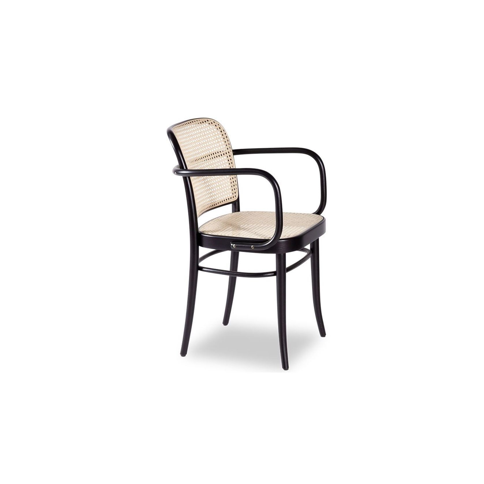 811 Hoffmann Armchair - Black Stain - by TON gallery detail image