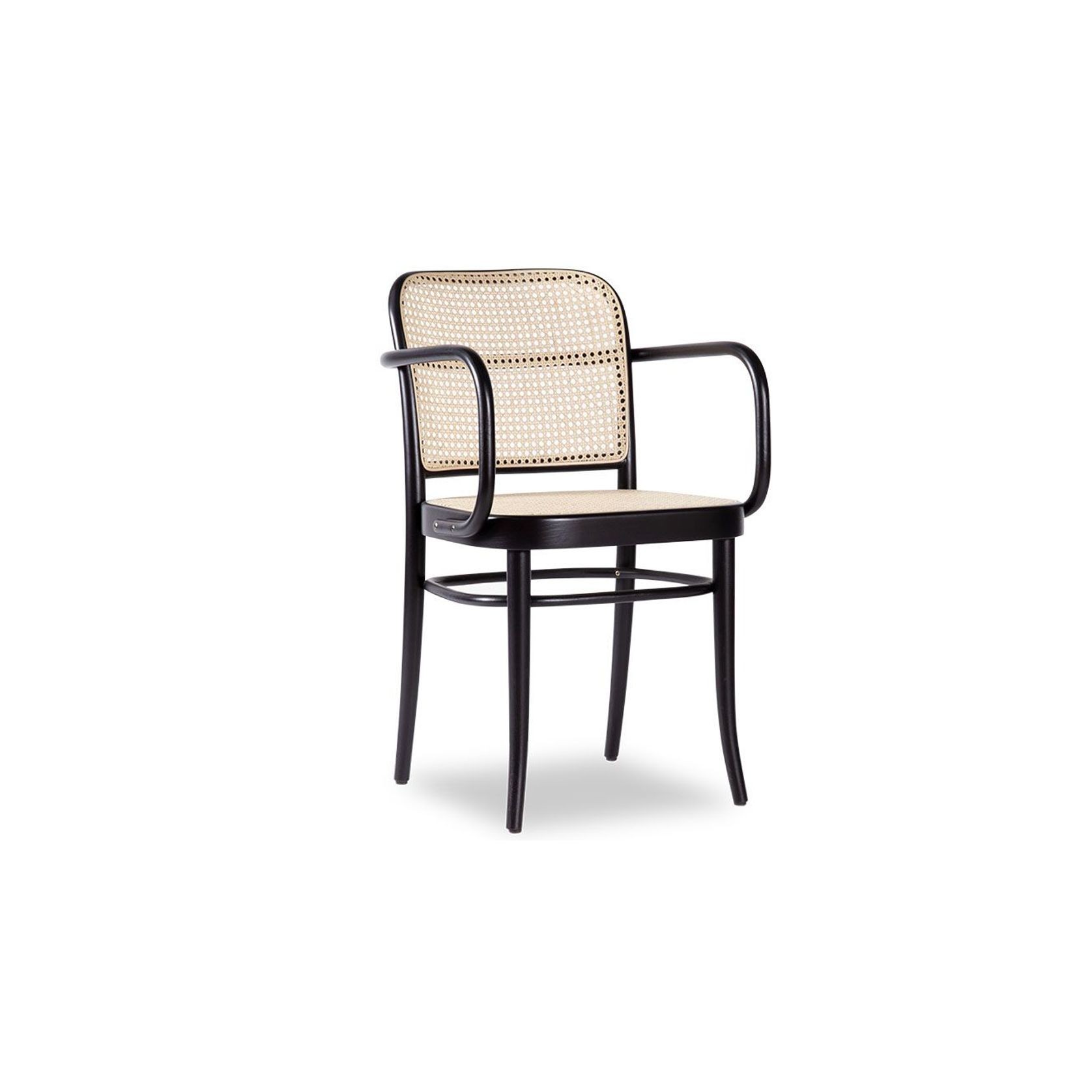 811 Hoffmann Armchair - Black Stain - by TON gallery detail image