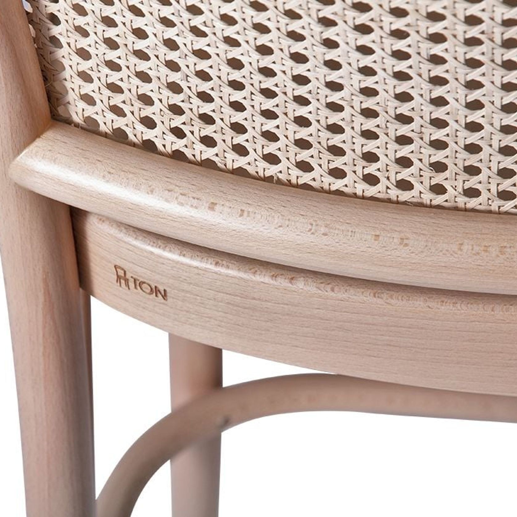 811 Hoffmann Stool - Natural Wood Seat - by TON gallery detail image