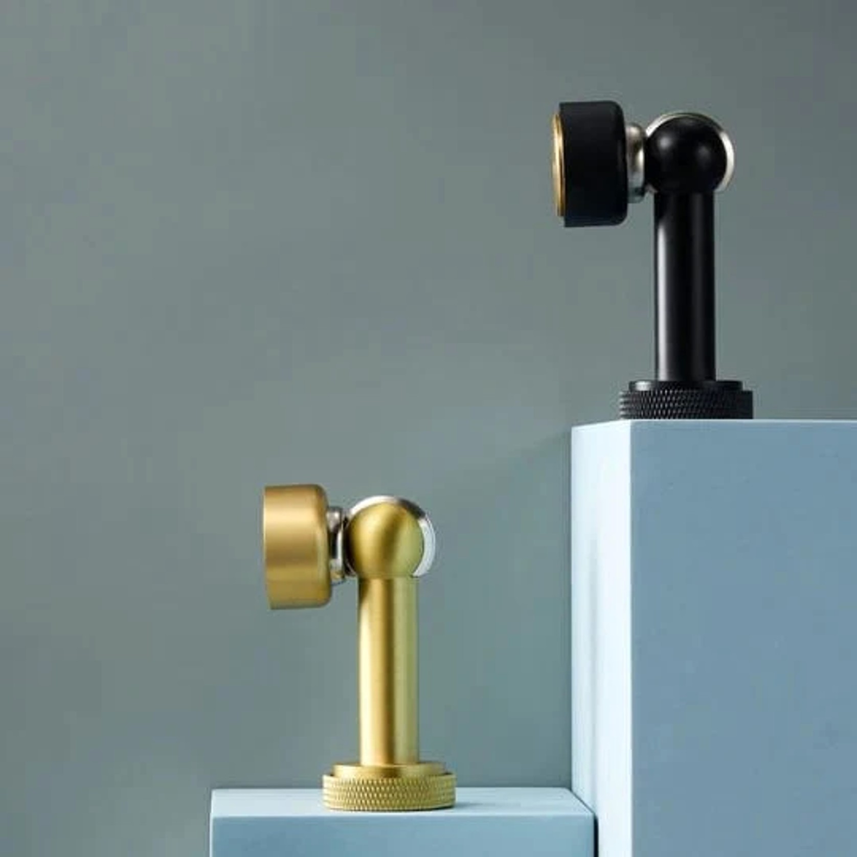 Luxe Doorware - Mosman Magnetic Door Stop - Brass gallery detail image