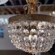 Florence Basket Chandelier - Solid Brass Finish- W:50cm gallery detail image