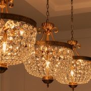 Florence Basket Chandelier - Solid Brass Finish- W:50cm gallery detail image