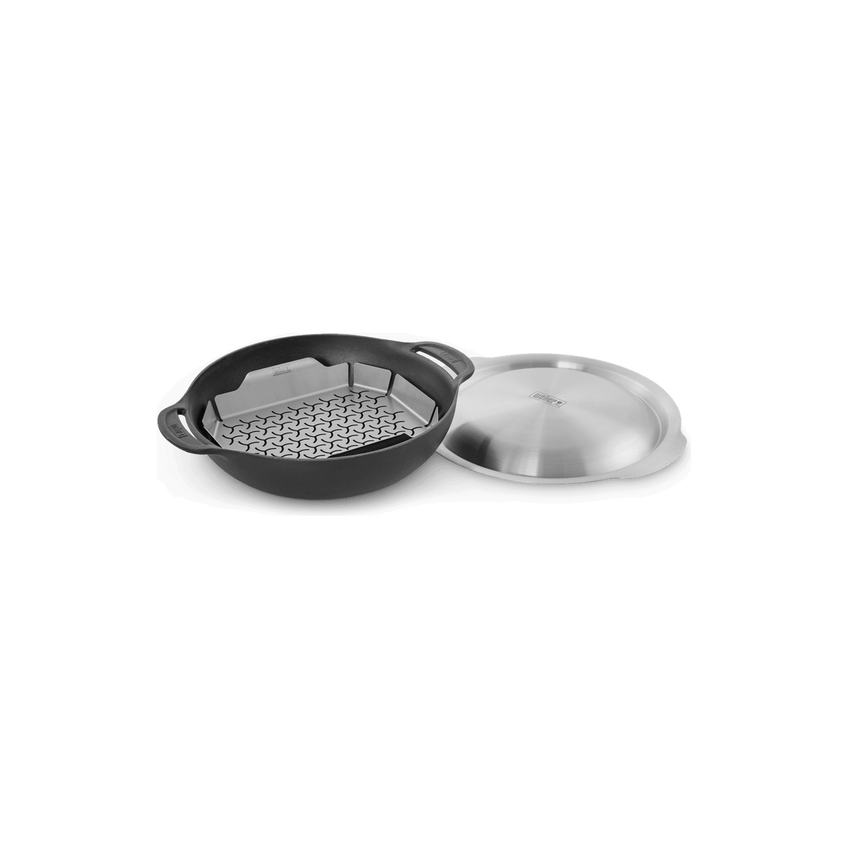 Weber GBS Cast Iron Wok and Steamer gallery detail image