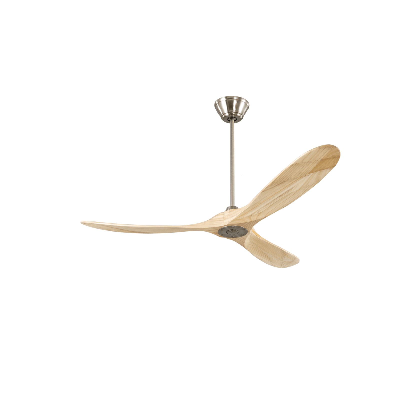 Milano SLIDER Ceiling Fan Junior Brushed Steel gallery detail image