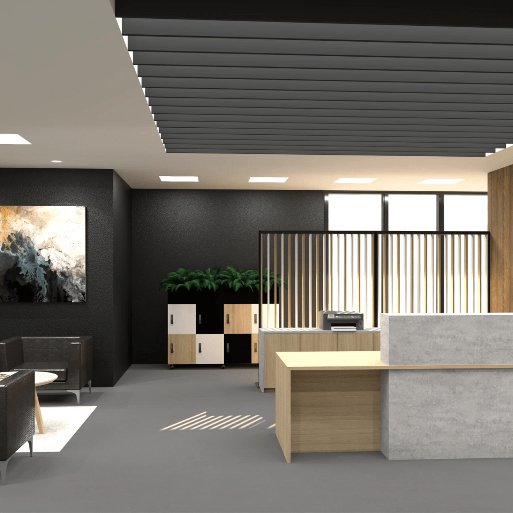 Block Reception Counter gallery detail image