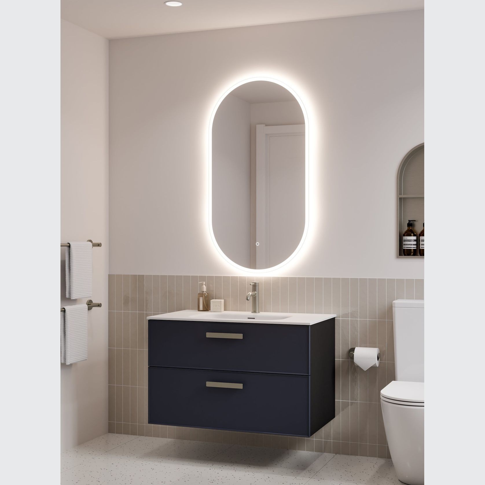 Lineare 900 Axel 2 Drawer Vanity gallery detail image