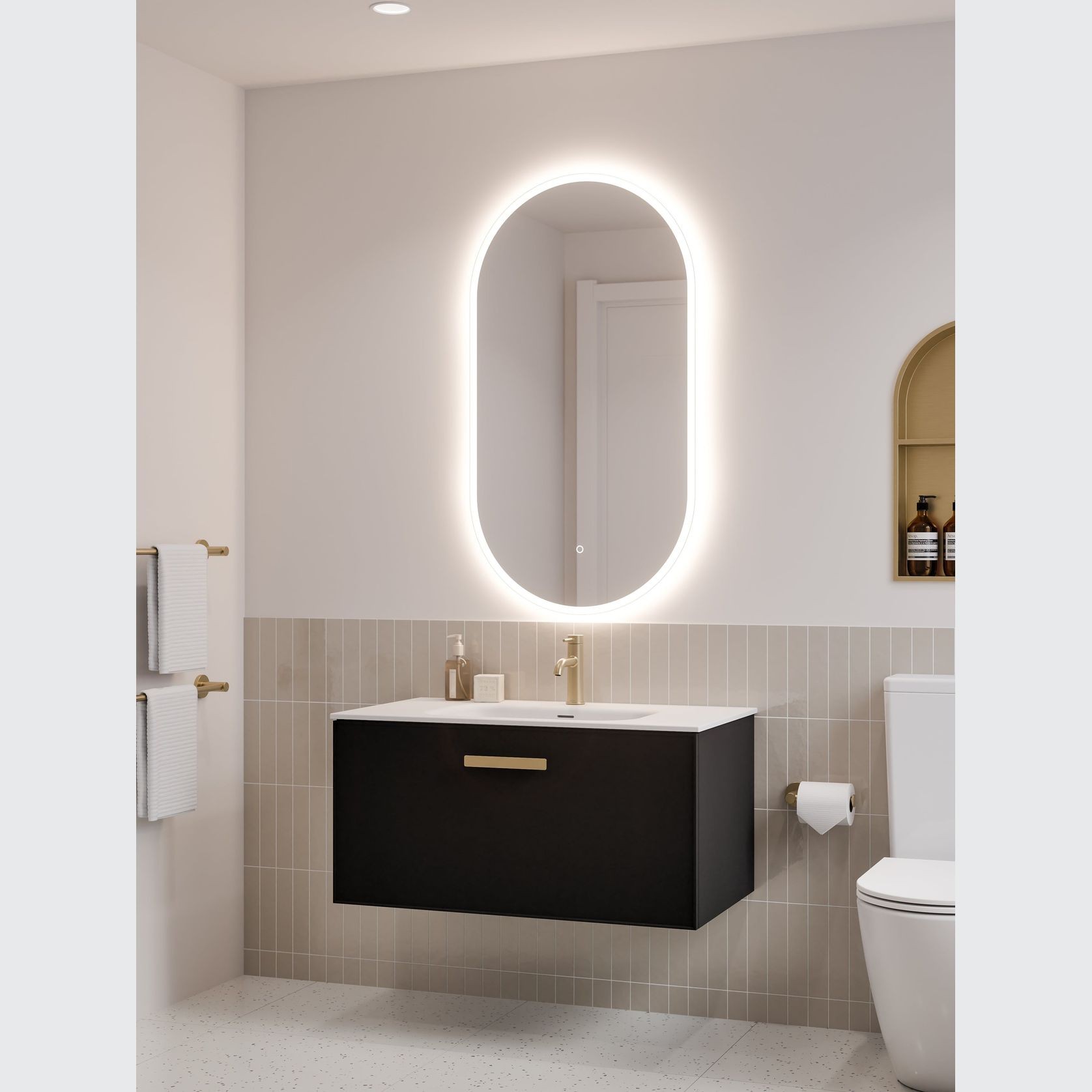 Lineare 900 Axel Single Drawer Vanity gallery detail image