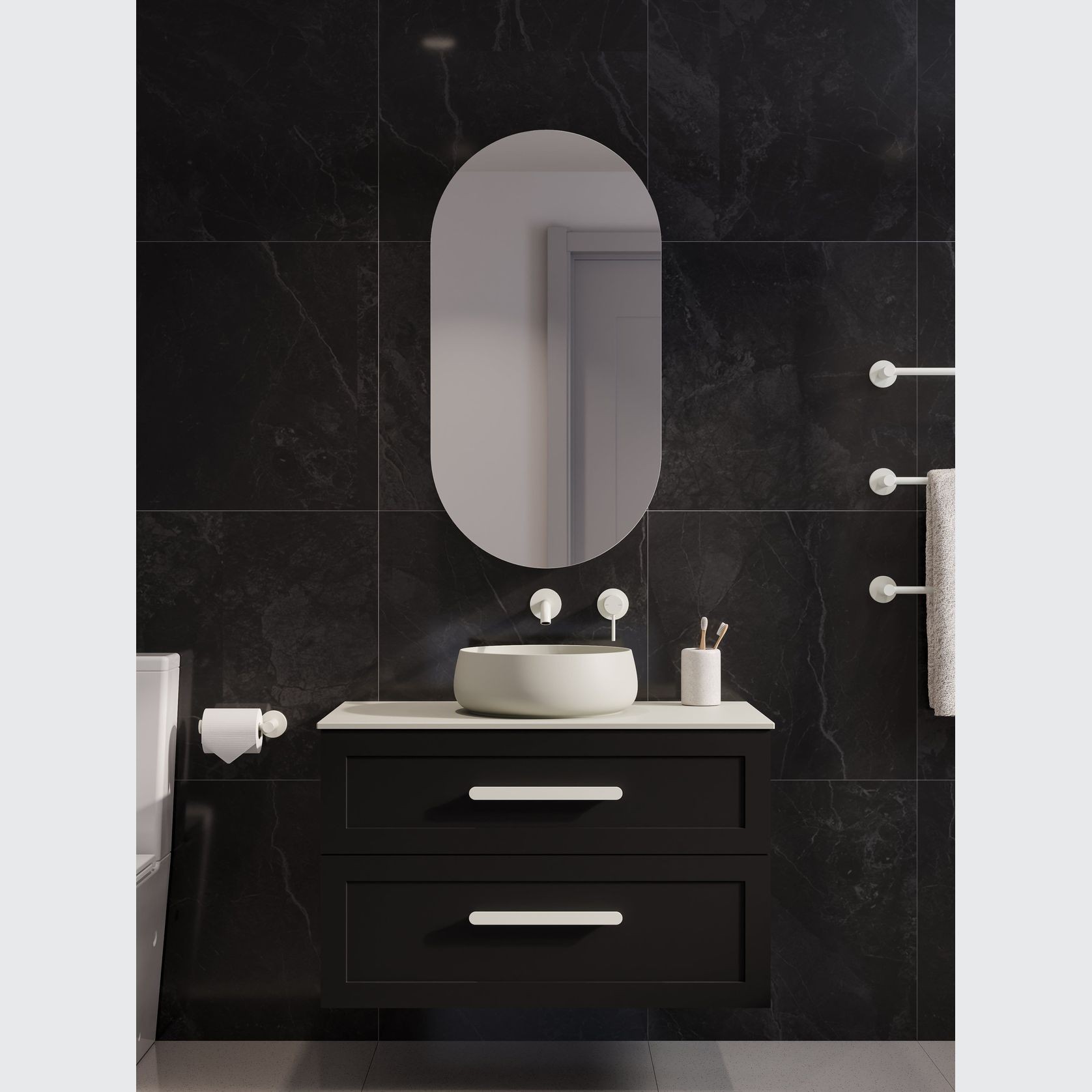 Lineare 900 Loft 2 Drawer Vanity gallery detail image