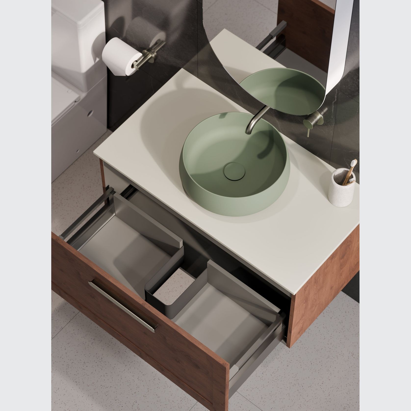 Lineare 900 Loft Single Drawer Vanity gallery detail image