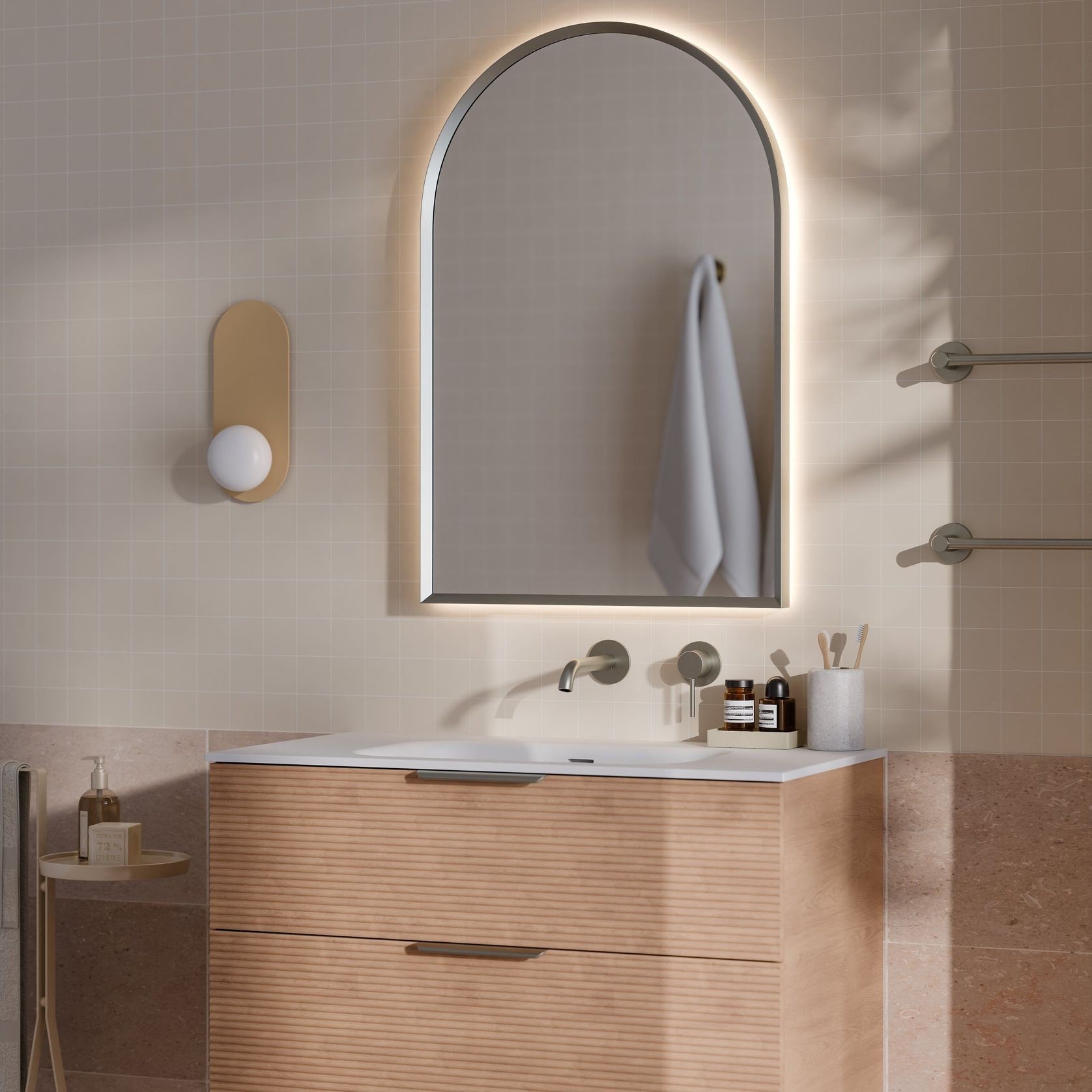 Lineare 900 Orchard 2 Drawer Vanity gallery detail image