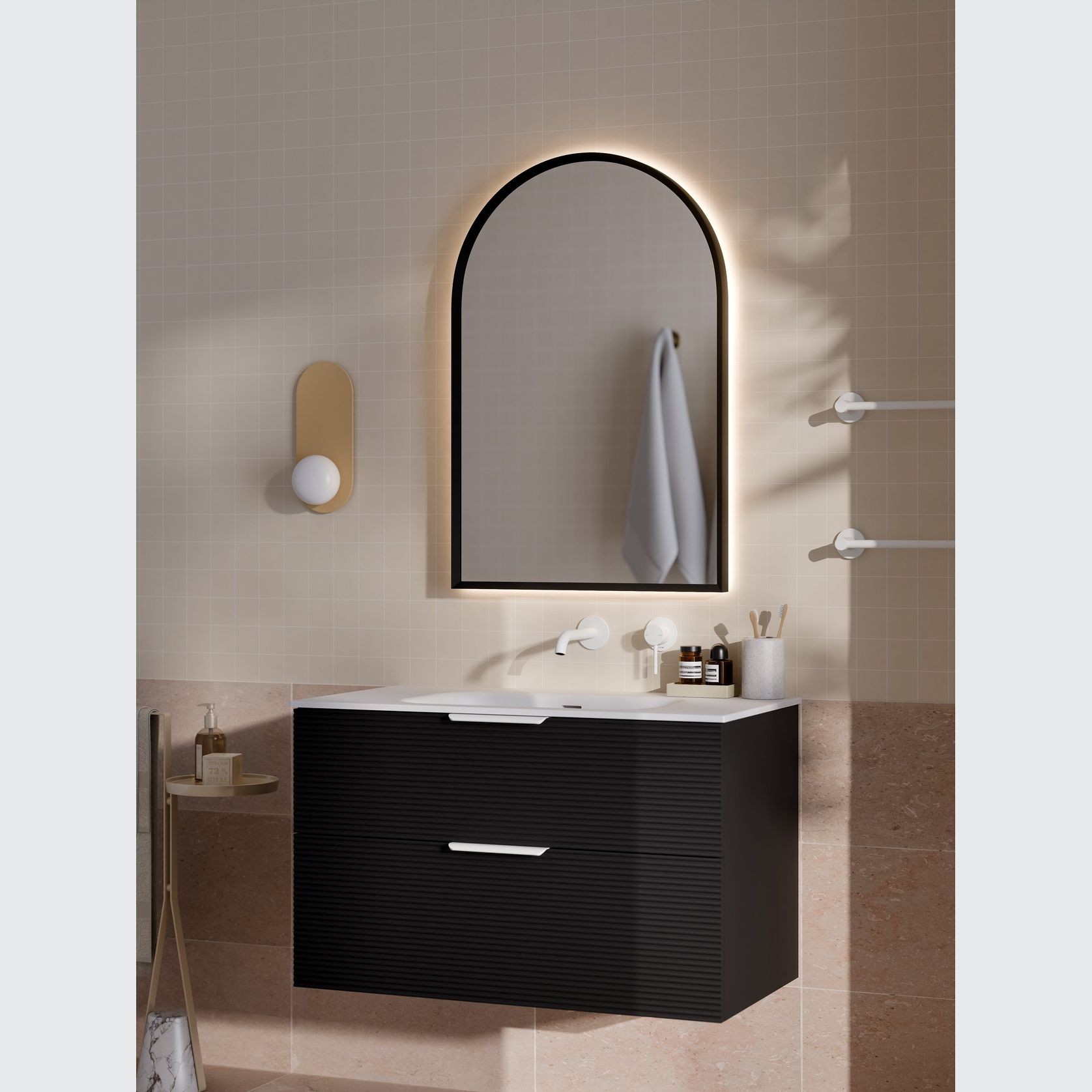 Lineare 900 Orchard 2 Drawer Vanity gallery detail image
