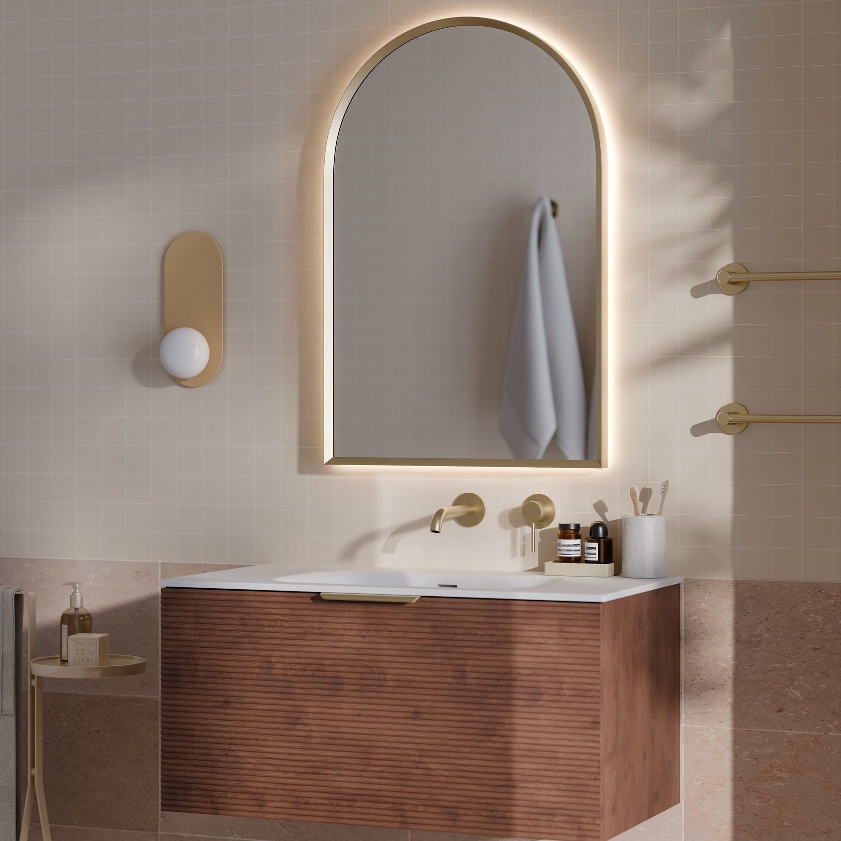 Lineare 900 Orchard Single Drawer Vanity gallery detail image