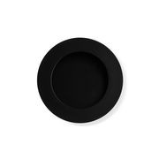 Matte Black FLUSH PULL Round Handle  90mm Open Design gallery detail image