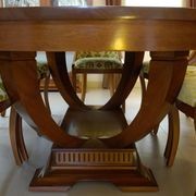 Art Deco Mahogany Dining Table gallery detail image