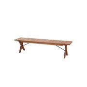 Issie Outdoor 1.8M Recycled Teak Table And Bench Seats gallery detail image