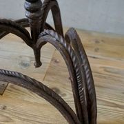 Large French Wrought-Iron Candlestick gallery detail image