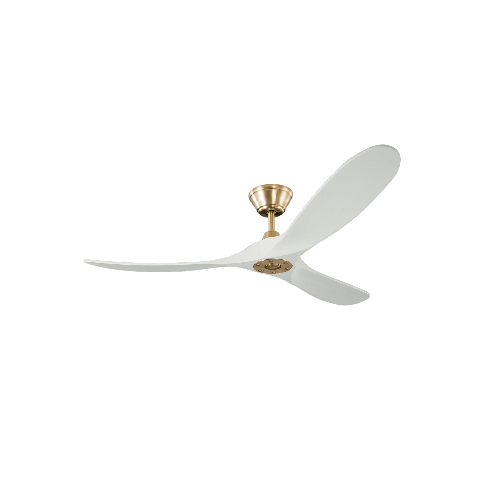 Milano Slider Ceiling Fan Junior Burnished Brass gallery detail image