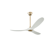 Milano Slider Ceiling Fan Junior Burnished Brass gallery detail image