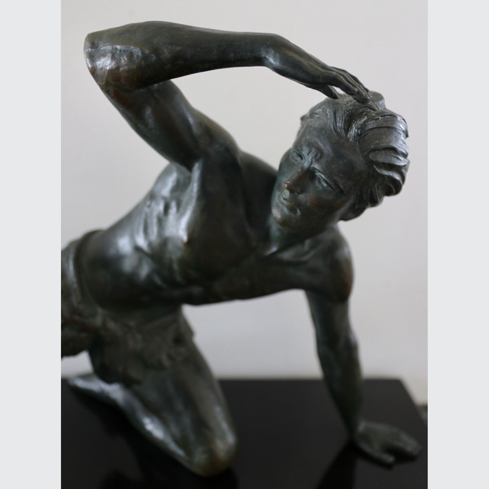 An Art Deco Sculpture In Spelter By Jean De Roncourt gallery detail image