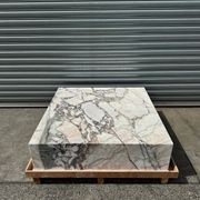 Square Coffee Table - Milky Blue Marble | Natural Stone Co. gallery detail image