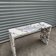 Waterfall Hallway Console - Milky Blue | Natural Stone Co. gallery detail image