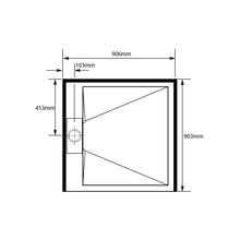 Pinnacle Alcove Tray 900x900x900 gallery detail image