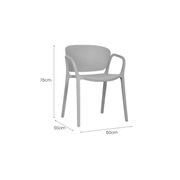 Andi Outdoor Patio Dining Armchair gallery detail image