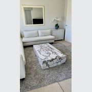 Block Coffee Table-Milky Bleu Marble | Natural Stone Co. gallery detail image